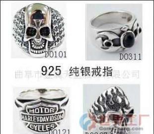925银骷髅戒指批发 潮流饰品与工艺品的融合商机